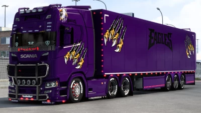 Scania Bright Purple Eagle Skin 1.47