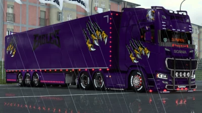 Scania Bright Purple Eagle Skin 1.47