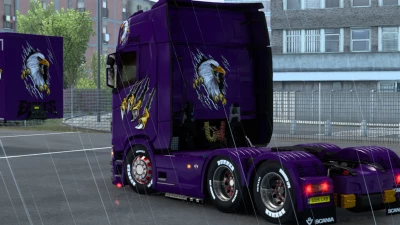 Scania Bright Purple Eagle Skin 1.47