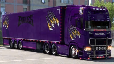 Scania Bright Purple Eagle Skin 1.47