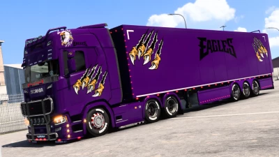 Scania Bright Purple Eagle Skin 1.47