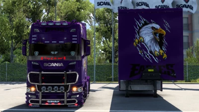 Scania Bright Purple Eagle Skin 1.47