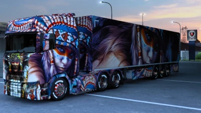 Scania Native Girl Skin 1.47