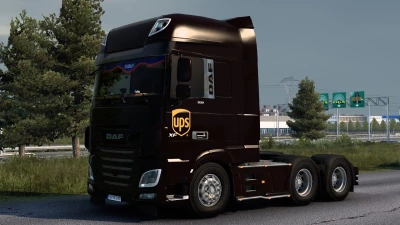 SKIN DAF XF EURO 6 UPS 1.0 1.40 1.47