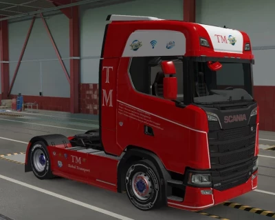 Skin new SCANIA S TM global transport by maury79 1.47