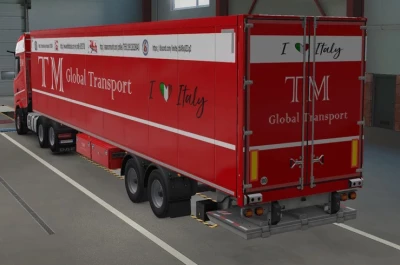 Skin trailer red iloveitaly TM global transport bymaury79 1.47