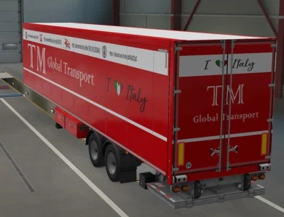 Skin trailer red iloveitaly TM global transport bymaury79 1.47