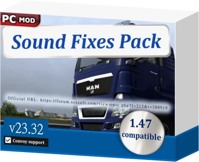 ETS2 Sound Fixes Pack v23.32