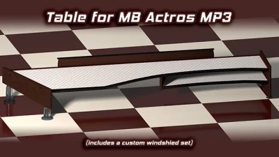 Table & wind-shield set for Actros MP3 v1.21 1.47