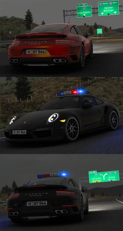 [ATS] Porsche 991.2 911 Turbo S 2016 v1.4 - 1.47