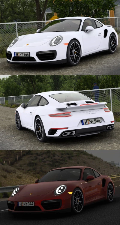 [ATS] Porsche 991.2 911 Turbo S 2016 v1.4 - 1.47