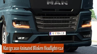 Man TGX 2020 Animated Blinkers Headlights v2.0