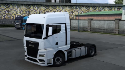 MAN TGX 2020 Chassis with 1420 liters fuel tank (2x 710 liters) By Teksit v1.0