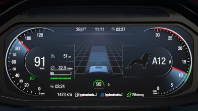 MAN TGX 2020 Improved Dashboard v1.4