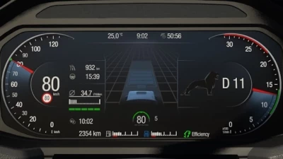 MAN TGX 2020 Improved Dashboard v1.5