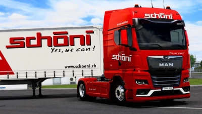 MAN TGX 2020 Schöni Transport Combo Skin Pack v1.0