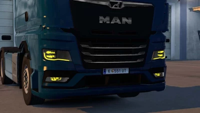 Man TGX 2020 Xenon Headlights v1.0