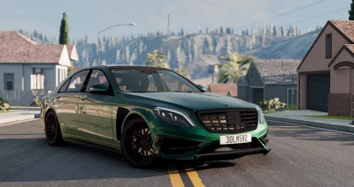 Mercedes Benz S63 AMG + SW222 Brabus Pack v1.0