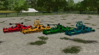 Power Harrow 6m + rear attacher v1.0.0.0 - Modhub.us