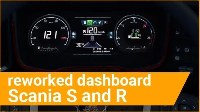 Reworked Dashboard for Scania S and R v1.0 1.47