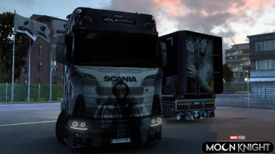 Scania Moon Knight Skin 1.47