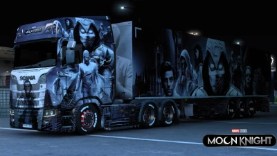 Scania Moon Knight Skin 1.47