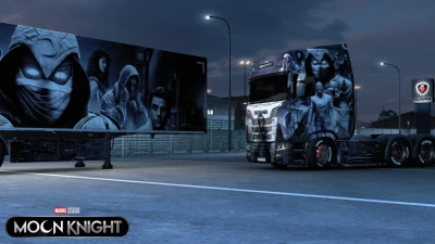 Scania Moon Knight Skin 1.47