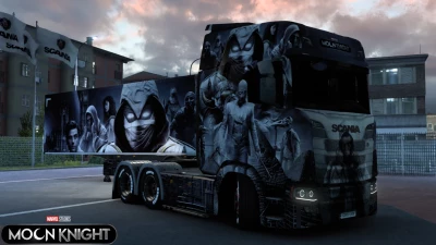 Scania Moon Knight Skin 1.47