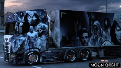 Scania Moon Knight Skin 1.47