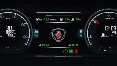 Scania NG Improved Dashboard v4.2