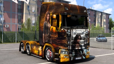 Scania Pirate Woman Skin 1.47