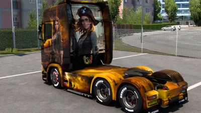 Scania Pirate Woman Skin 1.47