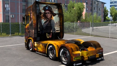 Scania Pirate Woman Skin 1.47