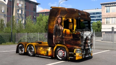 Scania Pirate Woman Skin 1.47