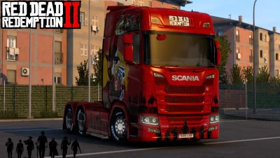 Scania Red Dead Redemption 2 Skin 1.47