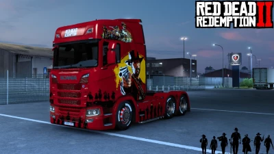 Scania Red Dead Redemption 2 Skin 1.47