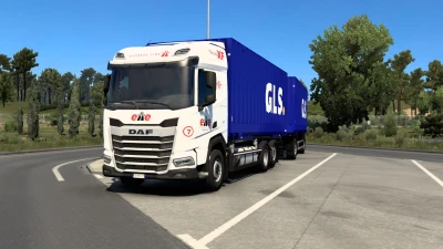 Skin DAF XF Express Line 1.47