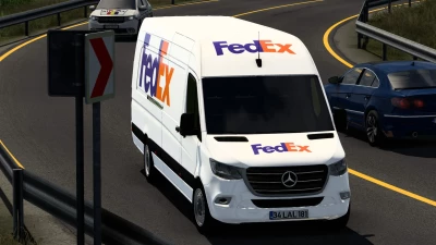 SKIN FEDEX MERCEDES-BENZ SPRINTER 2019 1.0 1.47