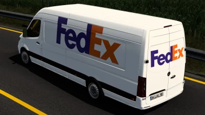 SKIN FEDEX MERCEDES-BENZ SPRINTER 2019 1.0 1.47