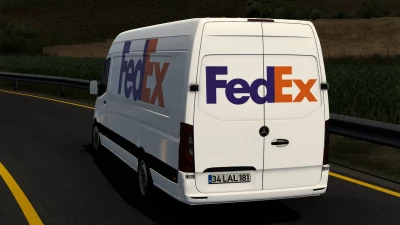 SKIN FEDEX MERCEDES-BENZ SPRINTER 2019 1.0 1.47