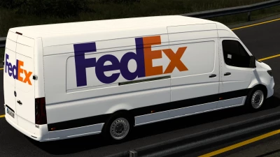 SKIN FEDEX MERCEDES-BENZ SPRINTER 2019 1.0 1.47