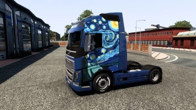 Volvo FH Van Gogh Truck Skin v1.0