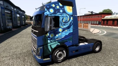 Volvo FH Van Gogh Truck Skin v1.0