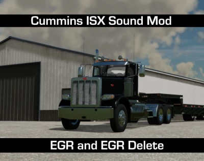 FS22 Cummins ISX Sound Mod v1.0.0.0