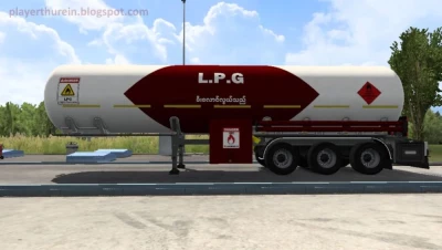 LPG Gas Tank Skin 2 for SCS Gas Tank by Player Thurein v1.0