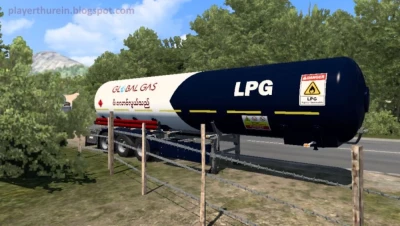 LPG Gas Tank Skin 3 for SCS Gas Tank by Player Thurein v1.0