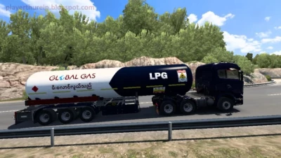 LPG Gas Tank Skin 3 for SCS Gas Tank by Player Thurein v1.0