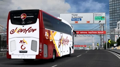 Mercedes Benz Travego 16 SHD Euro 6 Konfor Turizm Kurumsal Skin v1.0