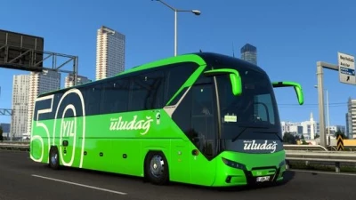 Neoplan Tourliner C13 Balıkesir Uludağ Turizm 50 Years Kaplaması Skin v1.0