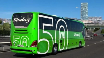 Neoplan Tourliner C13 Balıkesir Uludağ Turizm 50 Years Kaplaması Skin v1.0